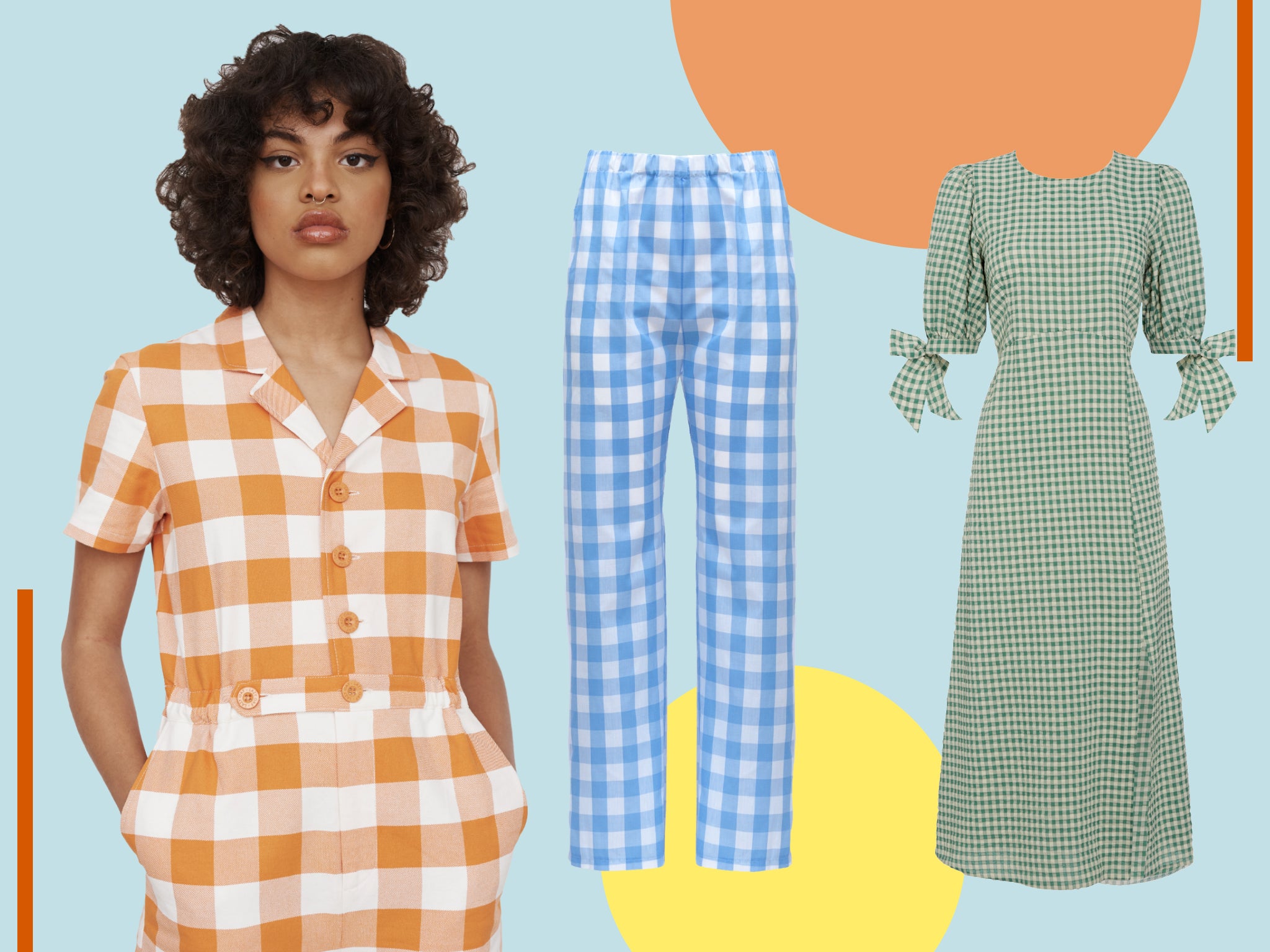 Best gingham dresses trousers and shirts to buy in 2021 The Independent